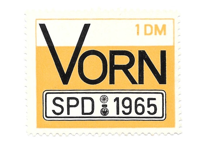Datei:Sondermarke SPD Vorn 1965.jpeg