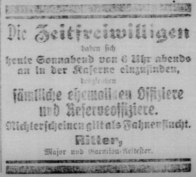 Datei:Einberufung der Zeitfreiwilligen in Eutin, 1920.png