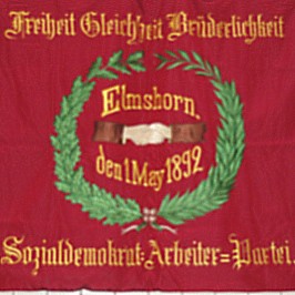 Datei:Ortsverein Elmshorn Traditionsfahne.jpg