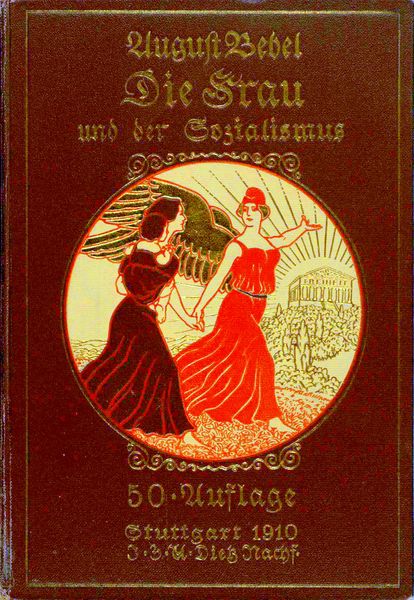 Datei:August Bebel - Die Frau und der Sozialismus 50. Auflage.jpg
