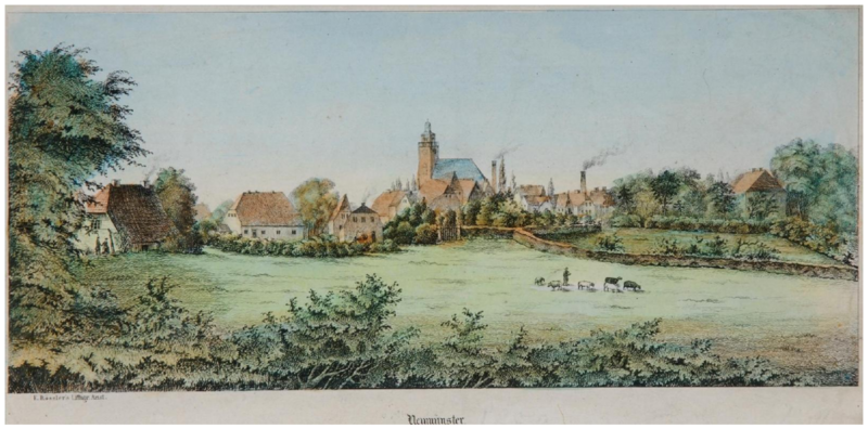 Datei:Neumünster um 1850.png